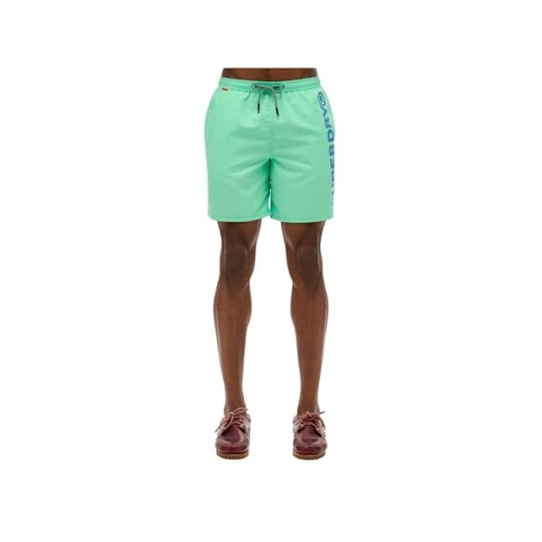 Kort badbyxa Sport grafisk 17 simbyxa grön - Superdry - jag