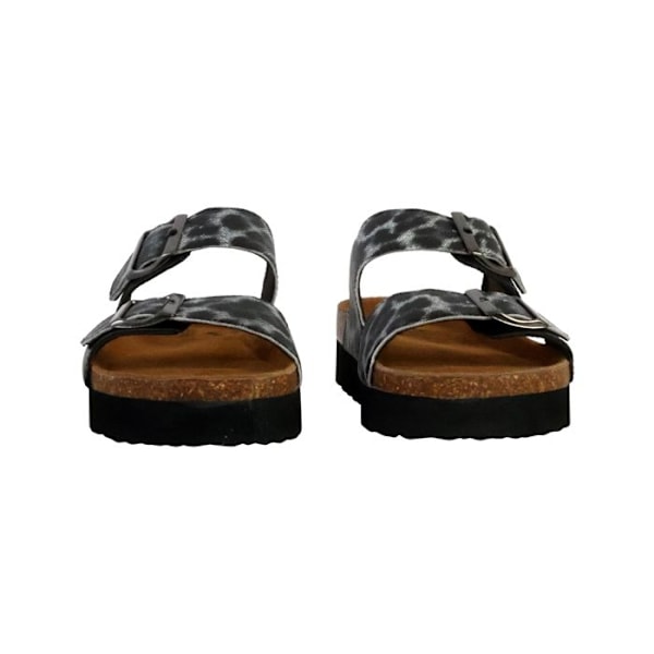 Mule-levyt Cuir Solinea - Musta sort 36