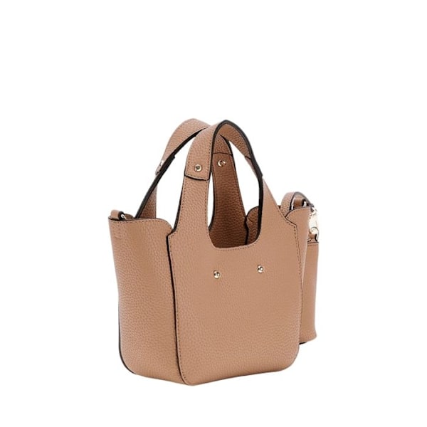 Käsilaukku - GUESS - Helina Mini Tote - Bež - 18x12,5x7,5 cm - Irrotettava olkahihna beige