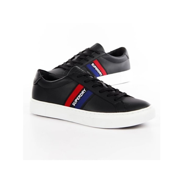 Basket Superdry Herre Vegan Court Sort Syntetisk sort 45