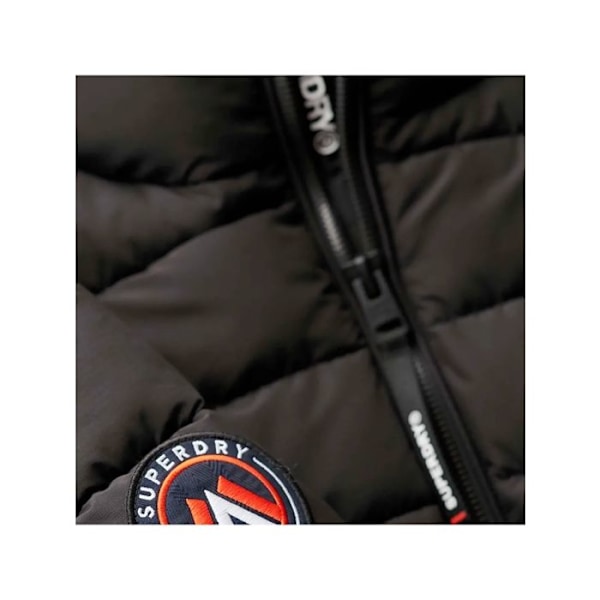 Superdry Mand Doudoune Fuji Sort Synthétique Svart jag