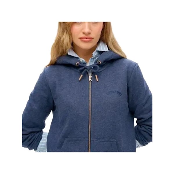 Sweat Superdry Femme Essential Blå Syntetisk Blå M