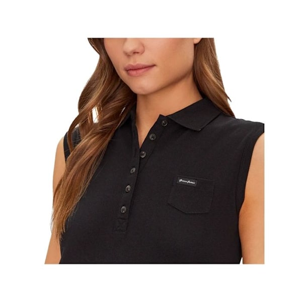 Polo Guess Kvinna G kraft Svart Bomull Svart XS