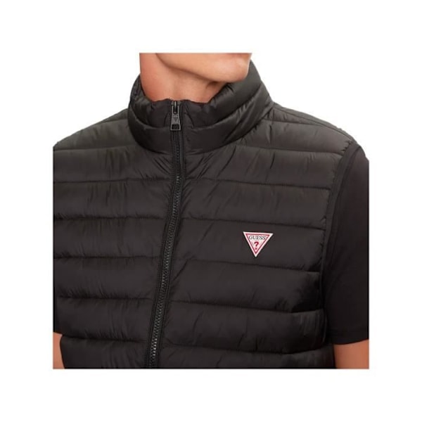 Doudoune utan ärm Guess Herr Mini triangel Svart Polyester - M