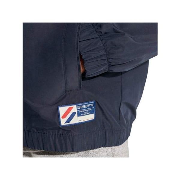 Takki - SUPERDRY - Track Cagoule - Sininen - Pitkät hihat - Pyöreä kaula-aukko Blå S