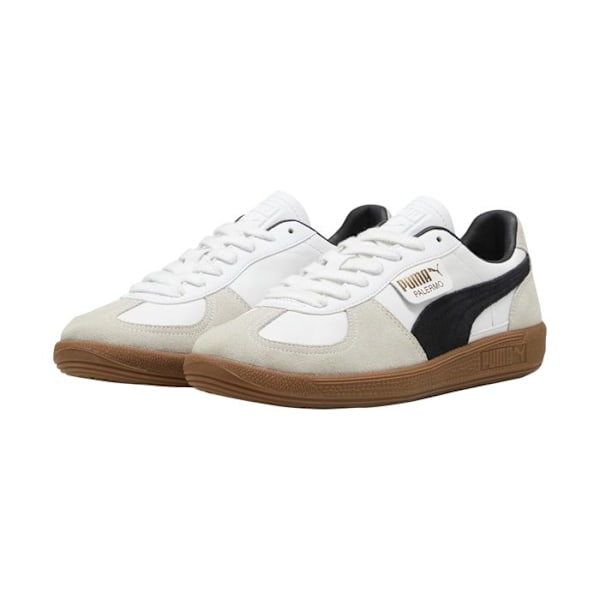 PUMA Palermo Lth, Unisex-kengät Hvid Dampskydning Grå Gummi 39