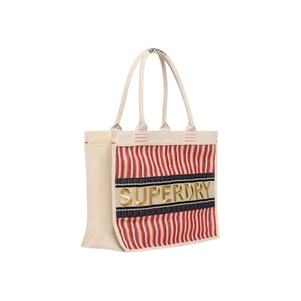 Superdry Dame Håndtasker Tote Broderet Beige Syntetisk Beige