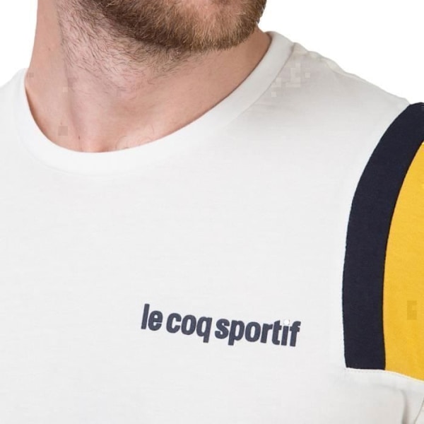 T-shirt Le Coq Sportif Herr TRI TEE SS N5 Vit Bomull Vit XS
