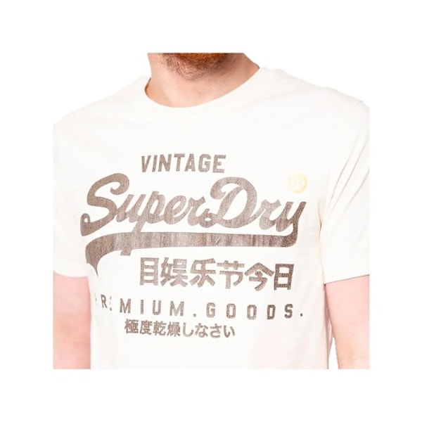 T-shirt Superdry Man VL Relaxed Beige Bomull Beige jag
