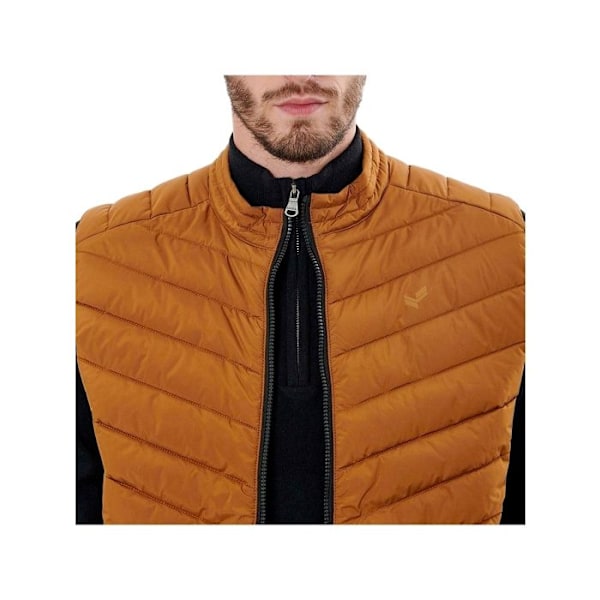 Tunn väst för män - KAPORAL - SONA - Brun - Polyester - Dragkedjestängning kastanj S