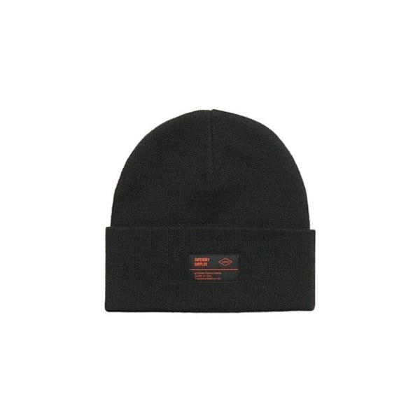 Bonnet Superdry Dam Surplus Svart Syntetisk Svart Unik storlek