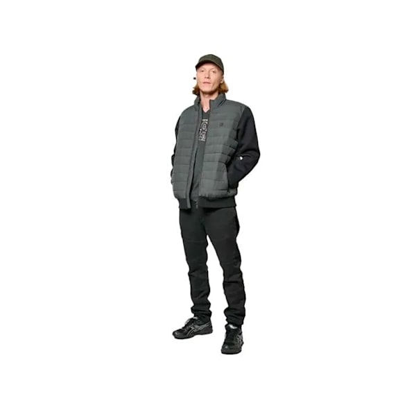 Svart dunjacka herr KAPORAL BACH - regular passform, vadderad, dragkedja stängning Svart XXL