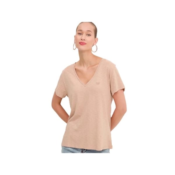 T-shirt Superdry Kvinde Flamme Rose Bomuld Rosa XS
