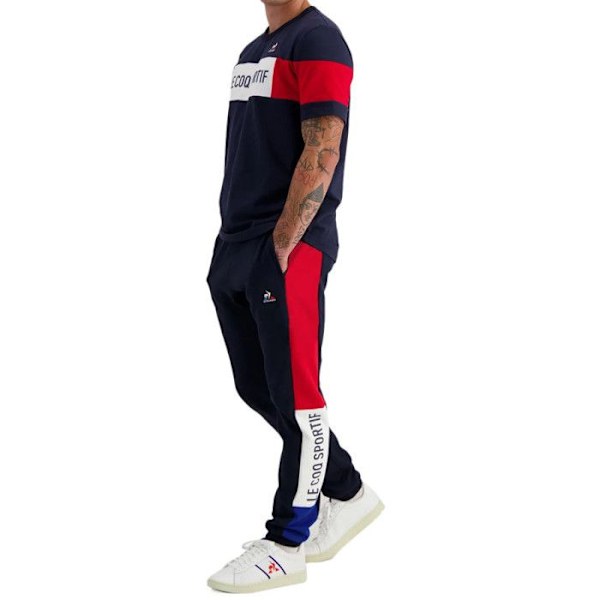 Træningsbukser Le coq sportif TRI SLIM - Ref. 2310016-SKY-CAPTAIN. Farve: Mørkeblå. Detaljer. - Slim fit. - Talje Blå XS