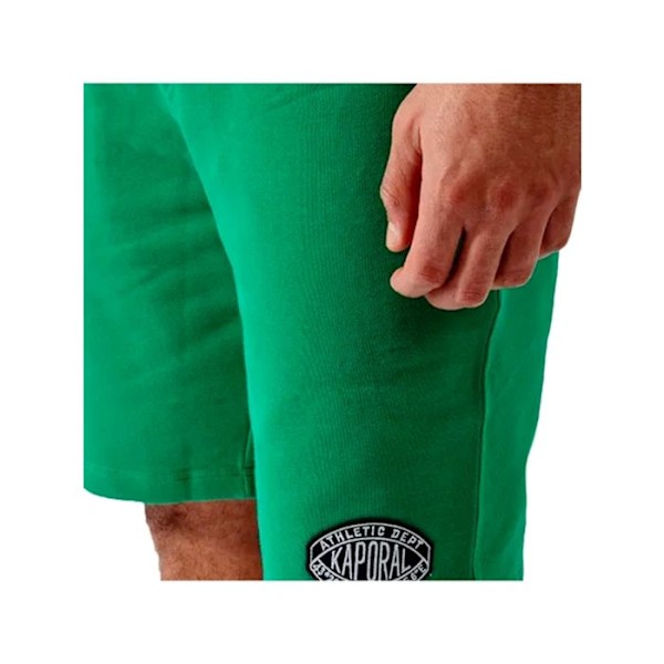 Kort løbetræningsshorts mand - KAPORAL - BULLY - Elastisk talje - 3 lommer Grön XL