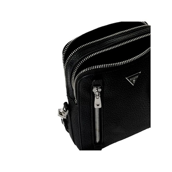 GUESS Skuldertaske i sort til mænd - Torino Double Zip XBody med Vertikal Lynlås 300566 svart