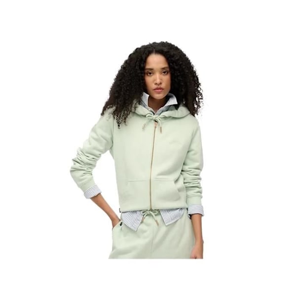 Sweat Superdry Dame Essential Grøn Bomuld - jag