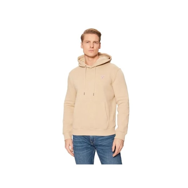 Sweat Guess Homme Mini Triangle Beige Coton Beige XL