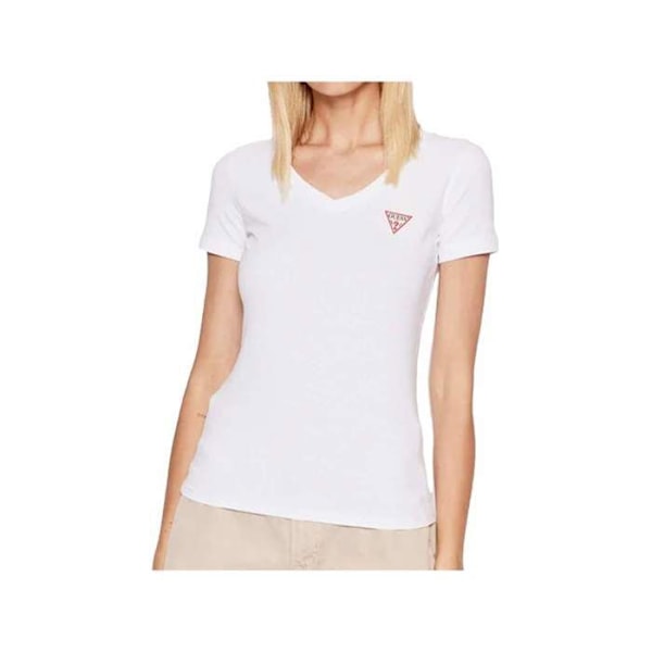 Kortärmad t-shirt Ss vn mini triangel t-shirt - Guess Vit XS