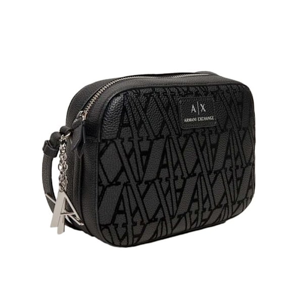 Sac bandoulière Armani Exchange Dame Unlimited Sort Simili Læder Svart