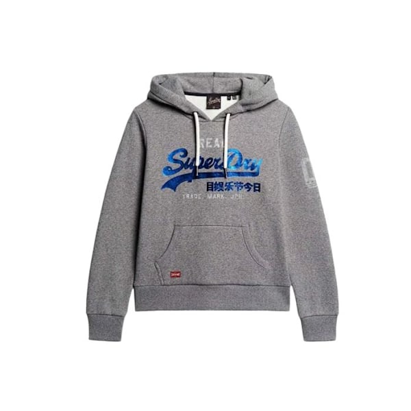 Sweat Superdry Dame vintage Grå Bomuld Grå M