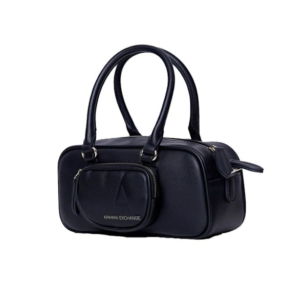 Armani Exchange Dame Satchel Sort Polyester Svart