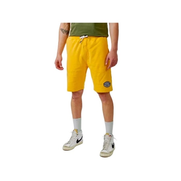 Kort gul joggingshorts Herr BULLY - KAPORAL - Elastisk midja - Sidofickor - Ficka bak. - XL
