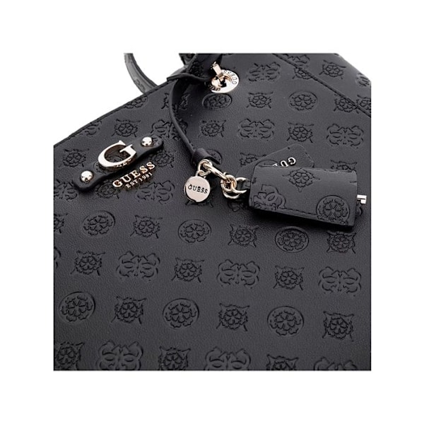 Axelväska - GUESS - Gerty Noel Tote - Svart - 3 fack - 100% polyuretan svart