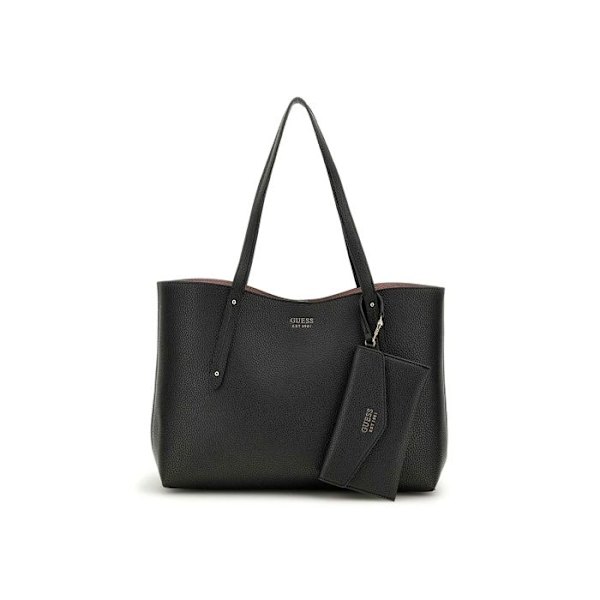 Tasker - GUESS - Brenton Tote - Sort - 100% polyurethan - Rummelig rum svart