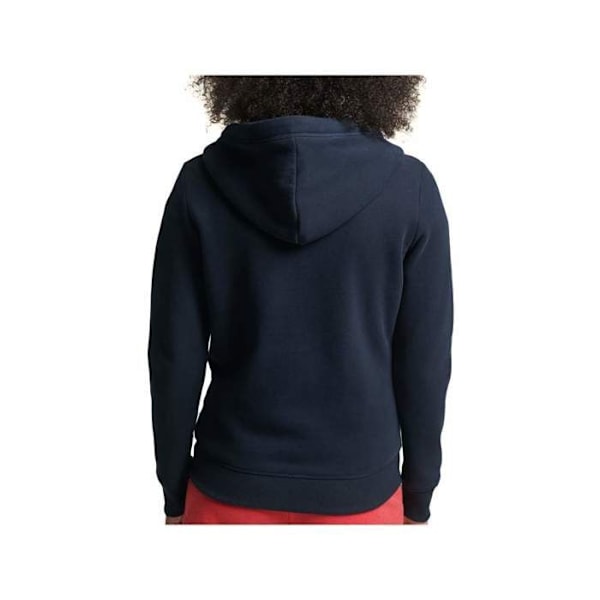 Superdry Sweatjakke Dame - Mørkeblå - Lange ærmer - Hættekrave Mörkblå XS
