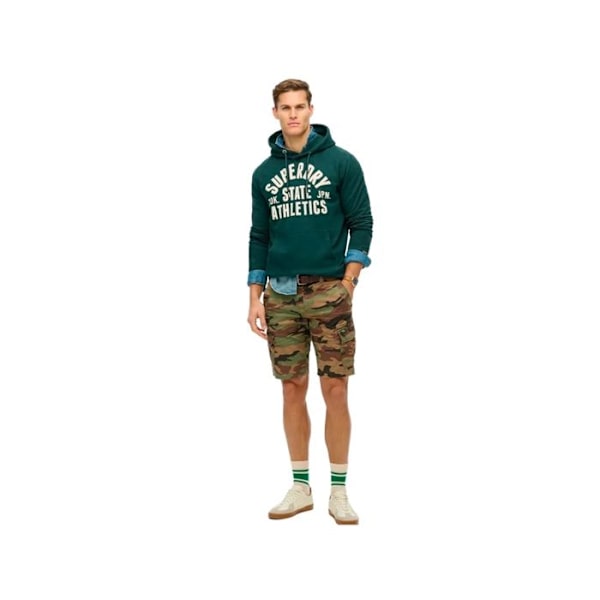 Hiki Superdry Miehet Urheilu Essentials Vihreä Puuvilla Grön M