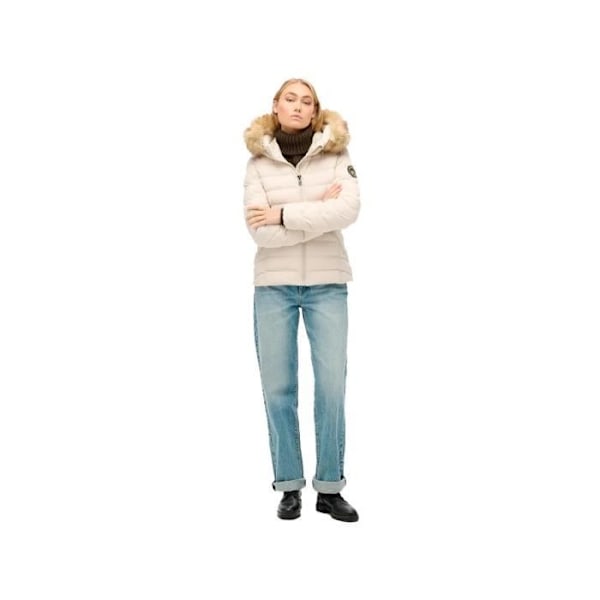 Doudoune Superdry Dame Fuji Hvid Syntetisk - XS