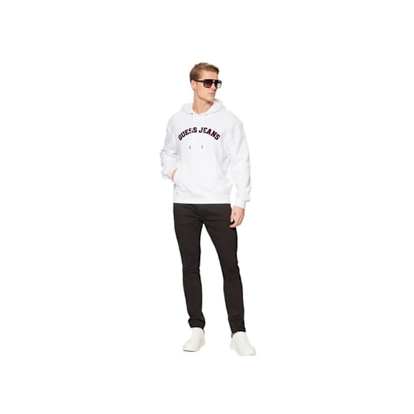 Sweat Guess Homme G force Hvid Cotton Vit S