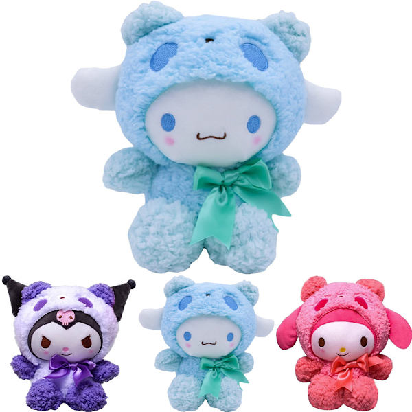 My Melody Cinnamoroll Kuromi Sanrio Plysjleker Kosedyr Gave My Melody Cinnamon Dog