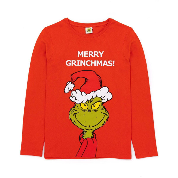 The Grinch Dame/Dame Jul Pyjamas sett Rød/Grønn/Hvit Red/Green/White S