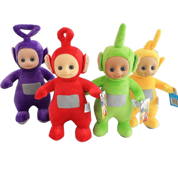 Teletubbies Plyschleksak stoppad docka Barnpresent 25/38/50cm Green 35cm