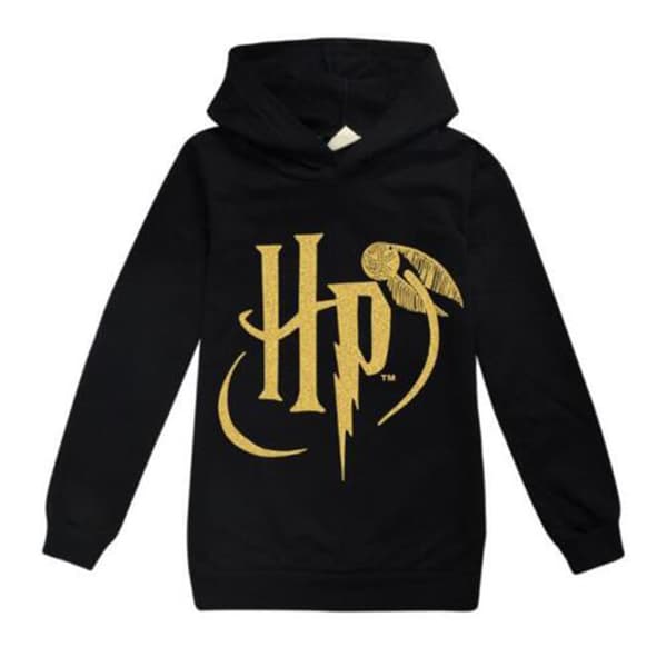 Hogwarts Harry Potter Barnetrøye Genser Pullover Hoodie black 140cm