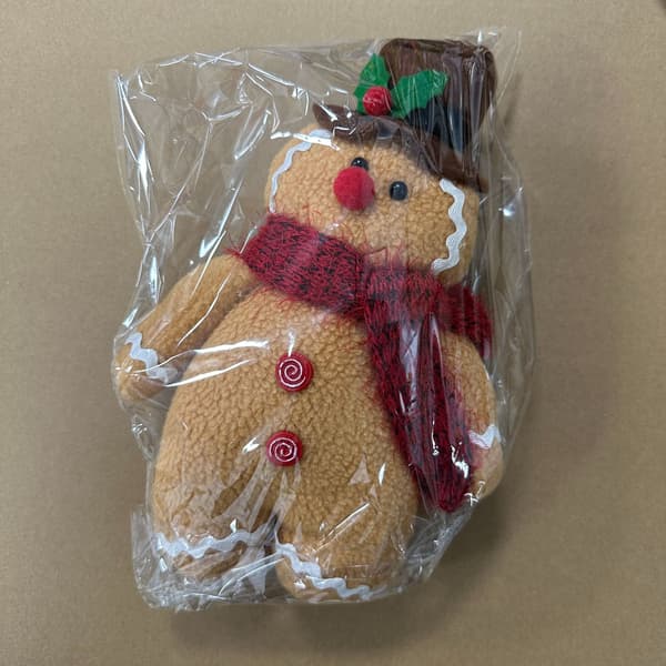 Mub- Juldekoration pepparkaksdocka docka prydnad ull dvärg docka B