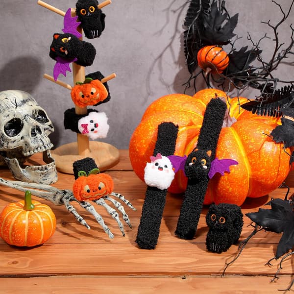16 Halloween-gosedjursarmband, svart present
