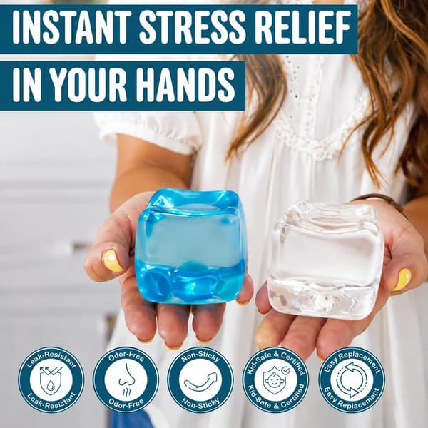 Premium extra stor stressavlastningskub—