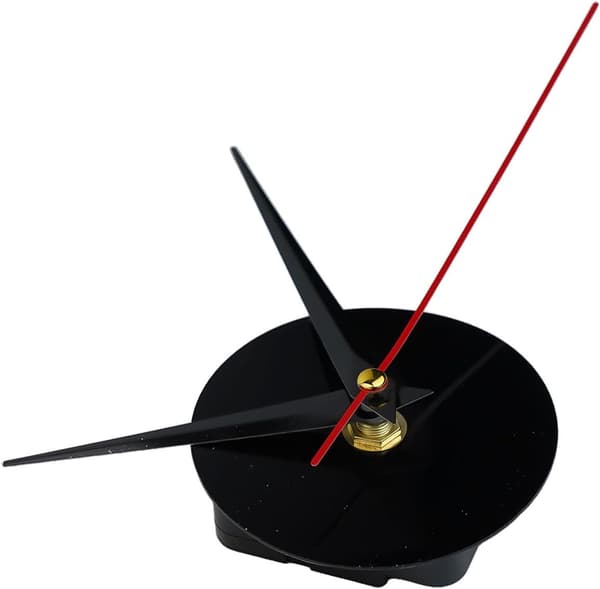 Stor 3D ramlös väggklocka (akryl och EVA-skum), justerbar storlek 50cm