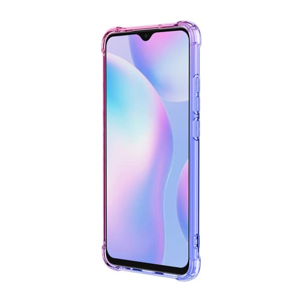 Xiaomi Redmi 9AT - Silikonskal Rosa/Lila