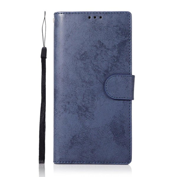 Samsung Galaxy A22 5G - LEMAN Plånboksfodral Marinblå