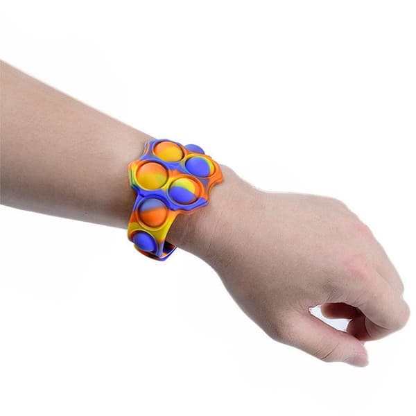 Effektfull Fidget Toy Armband Pop It Simple Dimple Antistress Lila