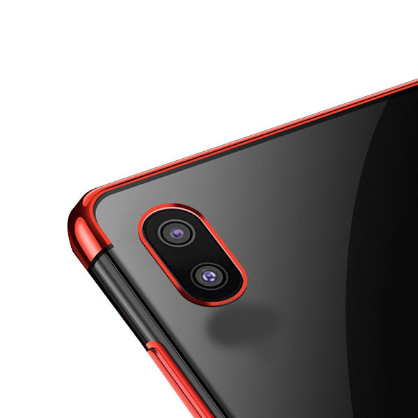 Samsung Galaxy A10 - Stötdämpande Silikonskal (FLOVEME) Red Röd