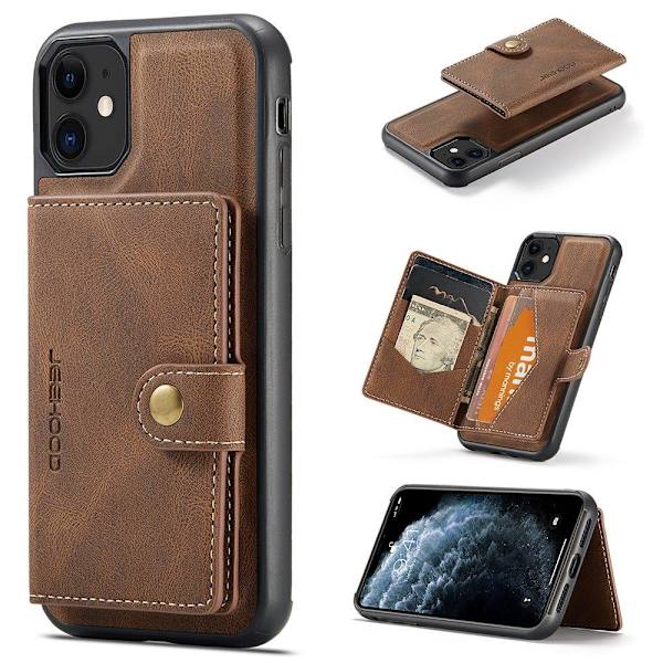 iPhone 12 - Skal med Korthållare Grön