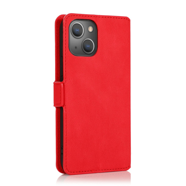 Stilrent Plånboksfodral med Flip-Funktion för iPhone 15 Red