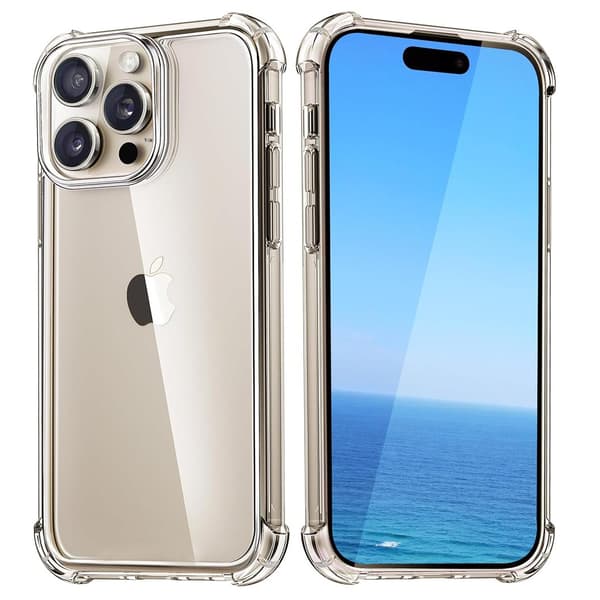 iPhone 16 Pro Silikonskal Genomskinlig