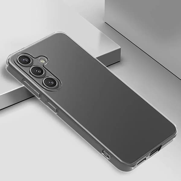 Samsung Galaxy S25 FE - Stötdämpande silikonskal Transparent