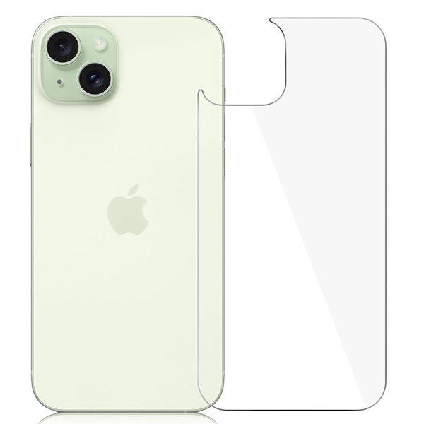 2-pack iPhone 15 Hydrogel Baksida Skärmskydd Transparent